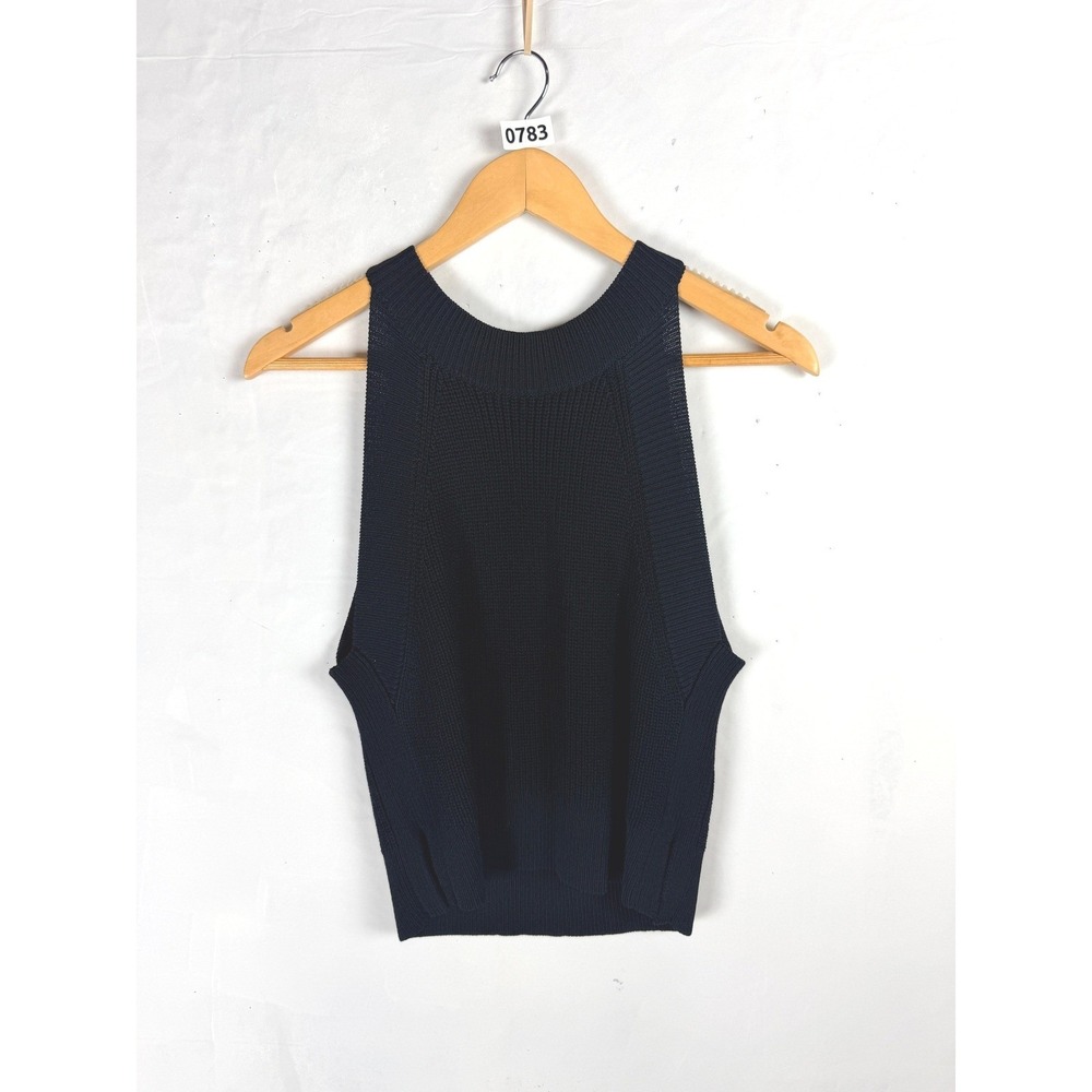 2/$30 Wilfred Black Mesh Tank Top S